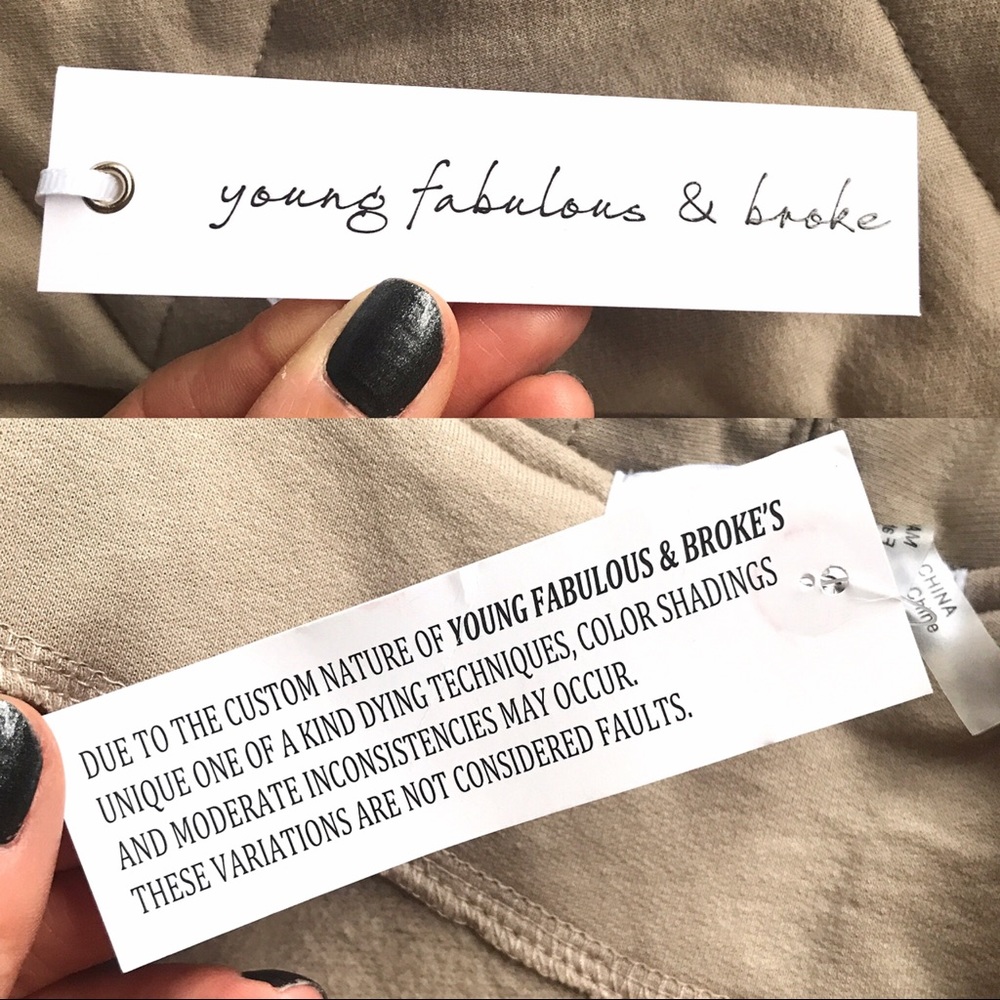 💁🏼‍♀️ YOUNG FABULOUS & BROKE BEIGE LANIE COAT! - Picture 10 of 13